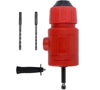 Adaptador profesional de taladro eléctrico de mano de acero con broca para una penetración eficiente de la pared y proyectos de bricolaje, equipo de perforación de pared