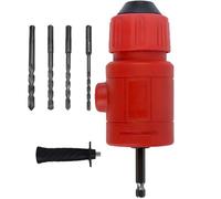 Adaptador profesional de taladro eléctrico de mano de acero con broca para una penetración eficiente de la pared y proyectos de bricolaje, equipo de perforación de pared