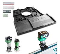 Adaptador profesional para riel guía Hikoki M1808DA para Makita/Bosch/Festool, barra de guía superior, fresadora de cantos adaptador