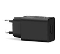 Adaptador PRUNUS USB 5V1A, radios y Altavoces, con batería Recargable de Litio (5V/1A, Negro)