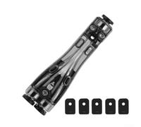 Adaptador PTFE 4 en 1, almohadilla de limpieza integrada y gestión eficiente de filamentos, para impresoras 3D Bambu Lab serie P1/X1/A1/H2