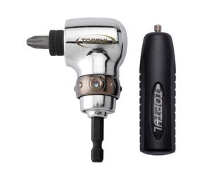 Adaptador, puntas de destornillador hexagonal TOPTUL 1/4 pulgadas 83mm, 90 grados