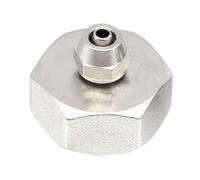 Adaptador purificador de agua de 6 roscas a 2 roscas con junta y malla de filtro, accesorio de conversión de conexión rápida de metal para sistemas de filtro de agua de refrigerador y aplicaciones de