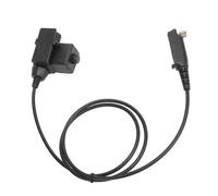 Adaptador Push to Talk para uso militar, sistema de comunicación con reducción de ruido mejorada, cable impermeable para aventuras al aire libre.