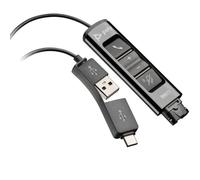 Adaptador QD USB Poly DA85 786C7AA/ QD Macho/ USB Macho - USB Tipo-C Macho