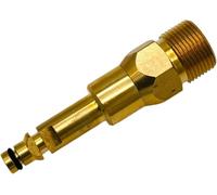 Adaptador Quick-Click de M&M Smartek compatible con mangueras de alta presión M22 x 1,5 IG - Para Kärcher, Kränzle, etc. - aproximadamente 8,5 cm de largo