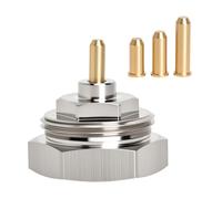 Adaptador radiador M30x1.0 a M30x1.5 Compatible con válvula Oventrop antigua, termostato inteligente Smart Home, adaptador rosca fina calefacción, válvula termostática metálica