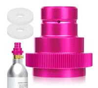 Adaptador Rápido de CO2, Adaptador Rápido para Soda de CO2, Compatible con Duo/Art/Terra Sparkling Water Mmaker, Adaptador para Soda, Adaptador Sodastream Cilindro 425g 60L Rosca Trapezoidal TR21-4
