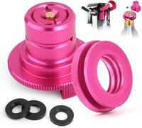 Adaptador rápido de CO2, cilindro de soda mejorado Quick Connect para soda de CO2, compatible con Duo/Terra/Art/E-Duo/Crystal 3.0/Gaia, adaptador rápido para rosca trapezoidal de soda TR21-4(F-QC3.0)