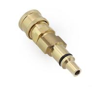 Adaptador rápido para lavadora a presión, boquilla adaptadora macho compatible con Lavor para PARKSIDE Acoplamiento de conexión de manguera M22, conector de arandela de chorro (L8)