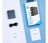 Adaptador RCA a HDMI Vention AEEB0 Negro