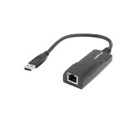 Lanberg Adaptador de red USB 3.0 a Ethernet RJ45 Gigabit NC-1000-01