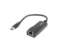 Lanberg Adaptador de red USB 3.0 a Ethernet RJ45 Gigabit NC-1000-01