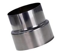Adaptador Reductor Conducto, Adaptador de chimenea, 1 tubo de reducción de extensión de cabeza grande a pequeña(8cm~7cm)