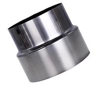 Adaptador Reductor Conducto, Adaptador de chimenea, 1 tubo de reducción de extensión de cabeza grande a pequeña(10cm~9cm)