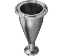 Adaptador reductor cónico de acero inoxidable 304 - Férula sanitaria Tri-Clamp, 2 piezas, 2" a 4" TC(2inch to 1.5inch)