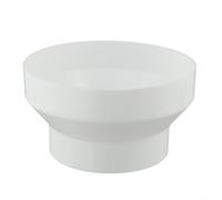 Adaptador reductor de conducto, cambio de tamaño de conducto redondo, acoplamiento de conector de tubería para sistemas de ventilación HVAC, acoplador de ventilación de baño, accesorio de ventilador