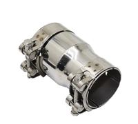 Adaptador Reductor De Conexión Tubería Acero Inoxidable Universal Opciones Varios Tamaños Escape Adecuado Tubo Escape Punta Escape Automóvil(I.D 54-67)