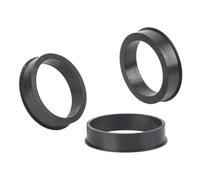 Adaptador reductor de filtro de aire de coche para anillo, 60 mm, 63,5 mm, 70 mm a 76 mm, diseño de escalón de goma suave para aire de cabeza de hongo, ajuste automotriz (76 a 63,5 mm)