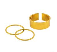 Adaptador reductor de pedalier de bicicleta de aluminio de 24 mm a 22 mm para aplicaciones de eje central de bielas SRAM (dorado)