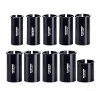 Adaptador reductor de tubo de cuña para tija de sillín de bicicleta compatible con múltiples tamaños de tija de sillín para marco y tubo de asiento a juego (33.9 a 34.9)