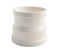 Adaptador reductor de tubo de ventilación, convertidor de tamaño de conducto ABS para conector de ventilador extractor, adaptador de tubería de ventilación para baño, cocina, inodoro, unión (125 a 110