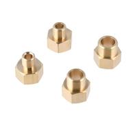 Adaptador reductor métrico a BSP, 14mm, 16mm, 18mm, 20mm a G1/2 ", ajuste de conversión de rosca de manómetro de latón, 1 ud.