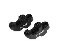 Adaptador Reposicionamiento Elevador Elevador para NC750X NC750 NC 750 X 2014-2025, Adaptador De Reposicionamiento Potencia, Montaje Abrazadera, Kit De Manillar Ajustable.(Negro 1)