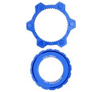 Adaptador resistente de bloqueo central a 6 pernos, convertidor de disco de bloqueo central, construcción de acero, kit de freno de fácil instalación, para bicicleta, deportes, mochileros y aventuras