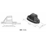Adaptador retrovisor al carenado Puig 9406N lado derecho e izquierdo para KAWASAKI Z 1000 SX 17-19 | NINJA 1000 SX 20-24 | NINJA 1100 SX 25-26