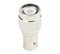 Adaptador RF TNC macho a BNC hembra fabricado con cobre chapado en oro para una mayor conductividad y rendimiento RF a largo plazo