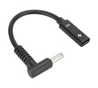 Adaptador Richer-R Type-C a 4.5mm para Laptop Tipo C Hembra a 4.5mm x 0.6mm Adaptador de Corriente Cable de Carga Convertidor Cable de Carga para HP450G3/G4 440G3/G4 430G3/G4 820G3/G4 840G3