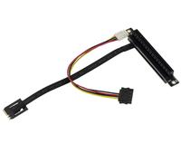 Adaptador Riser PCIe Gen 3.0 16x A M2 E A Clave - Longitud Del Cable 20cm