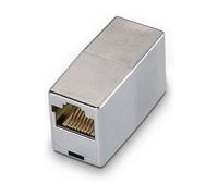 Adaptador RJ45 AISENS A138-0295 Cat.5e STP Hembra/Hembra Apantallado Acero Inoxidable