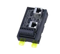 Adaptador RJ45 de bloque de terminales para gabinete de, 2 ports | Instaladores con montaje DIN y tareas de diseño de conexión de cableado de 8 pines