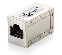 Unión Acoplador RJ45 Hembra - Hembra Cat.6 Full Blindado - EQUIP