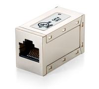 Adaptador RJ45 Equip Cat6 Hembra a Hembra Blindado con Contactos de Oro