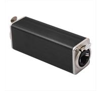 Adaptador RJ45 hembra a hembra con bloqueo giratorio y protección para altavoz, amplificador y mezclador.