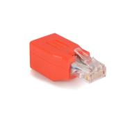 Adaptador RJ45 Macho - Hembra (Rojo) - STARTECH