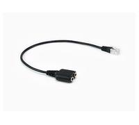 Cable rj9 a 2 x jack 3.5mm equip macho - hembra 0.25m