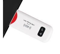 Adaptador rojo USB 4G LTE - Monem Card, coche inalámbrico para coche | Conexión a Internet portátil con diseño compacto para crear una red wifi móvil en automóviles, casas y entornos sin cobertura