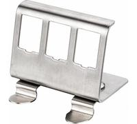 Adaptador de carril din roline sin equipar, para 3 keystones