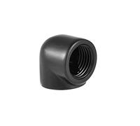 Adaptador rosca G1 / 4 pulgadas, Richer-R 2pcs Adaptador montaje latón 90 grados Conjunto adaptador rosca G1 / 4, adecuado para disipador térmico refrigeración(Hembra a hembra)