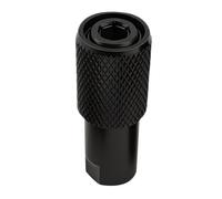 Adaptador roscado de vástago hexagonal de 10 mm a 6,35 mm que transforma amoladoras angulares en taladros escalonados, herramienta de destornillador, adaptador de taladro hexagonal