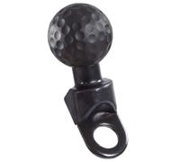 Adaptador rótula moto, abrazadera U M10 M8 conector para soporte teléfono | Adaptador rótula abrazadera U universal para manillar 1". Extremos rótula M10 y M8, rótula goma 1".aluminio,fácil instalación