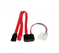 Startech Cable 50cm Slimsata A Sata Lp4 One Size Red