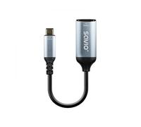 ADAPTADOR SAVIO AK-78 USB-C HDMI (H) 60 HZ SILV