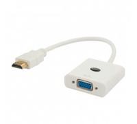 Adaptador savio hdmi (m) a vga (h) blanco cl-201