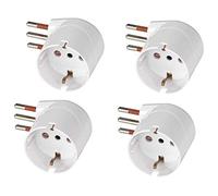 Adaptador Schuko 90° para ahorrar espacio.