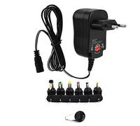 Adaptador Sector, 12 V 1.2 a alimentación adaptador universal AC a DC con 6 conectores Cargador Alimentación 12 W adaptador para Monitors, DVD, TVS, and other equipment.